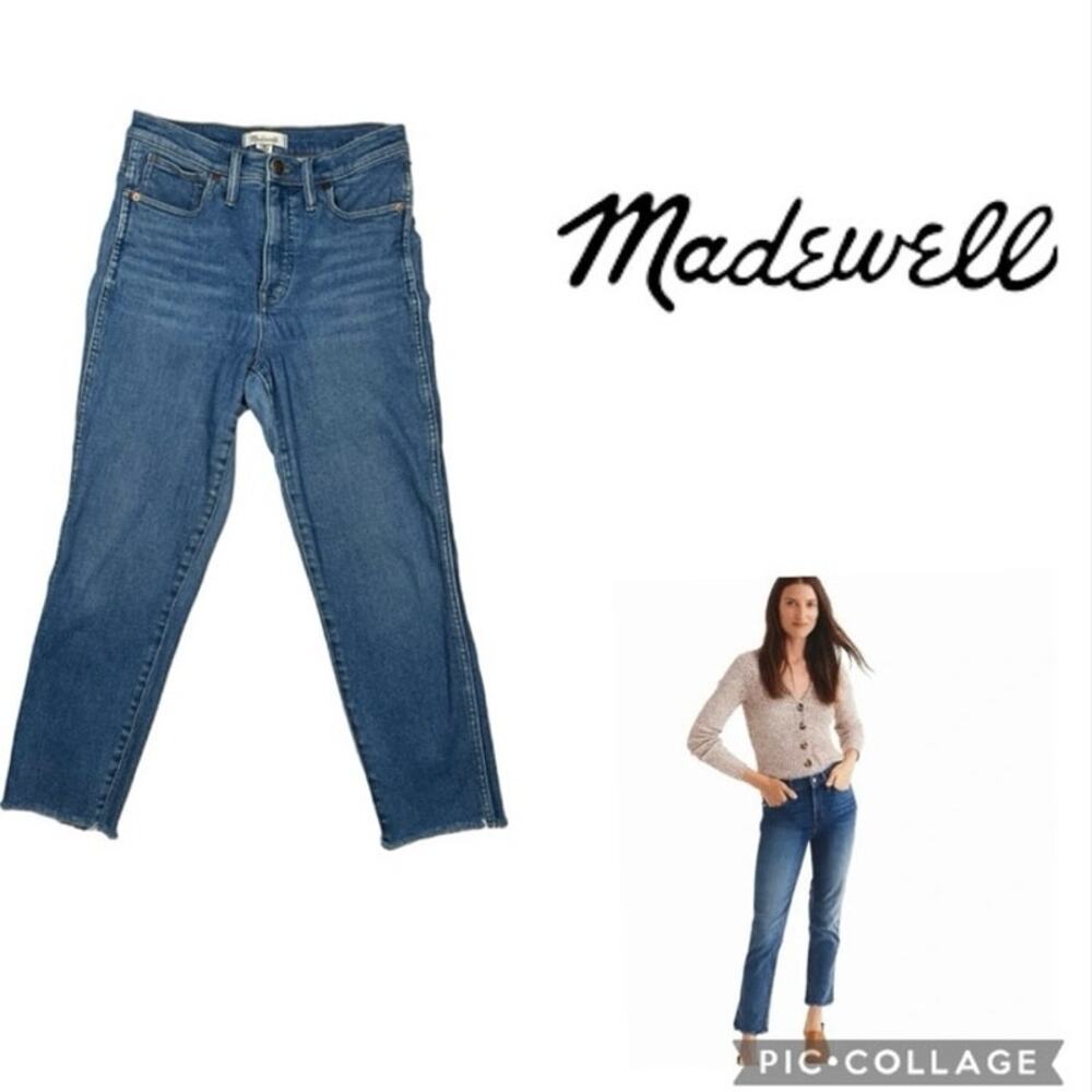 Madewell stovepipe denim jeans size 27